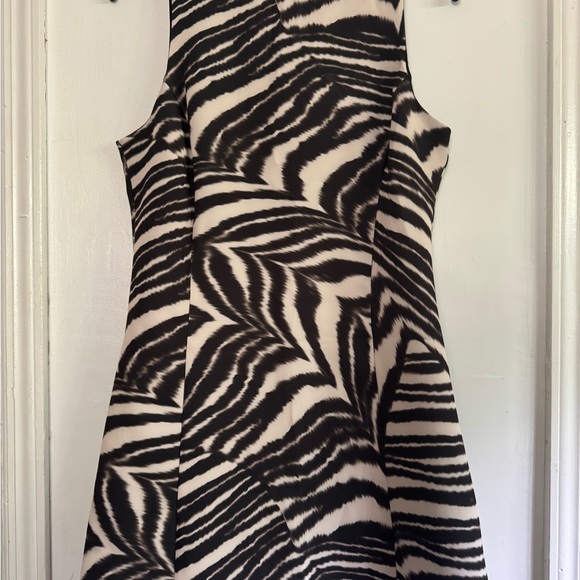 Primark Black and White A-line Mini Dress Halter Sleeveless - Picture 1 of 6